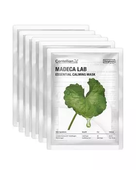 MADECA LAB ESSENTIAL CALMING MASK 20ml Mask Pack Pack Skin Care Moisturizing Care Увлажняющий уход Увлажнение чувствительной кожи Увлажнение TECA Togoku Pharmaceutical