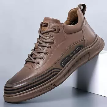 Maden 2024 Новые мужские модные ретро низкие рабочие туфли в британском стиле повседневные кожаные дышащие туфли-лодочки 44 размера 38 коричневый