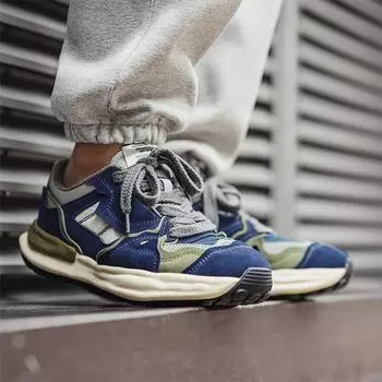 Maden 2025 Осень Новые Растворенные Английские Кроссовки Мужские Повседневные Спортивные Туфли Винтажные Туфли 38 EUR синий