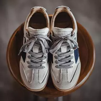 Maden Retro Jogging Shoes Classic Color-blocked Do Old Training Shoes Outdoor Low-top Sports Breathable Men s Casual Sneakers EUR Size 38