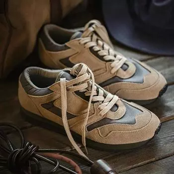 Maden Workwear Retro British Training shoes Autumn New All-match Sports and Casual Men s Shoes Low-top Sneakers 38 EUR светло-коричневого