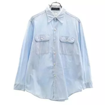 MADISON BLUE made in Japan Long sleeve Cotton shirt 1 blue Men s Used