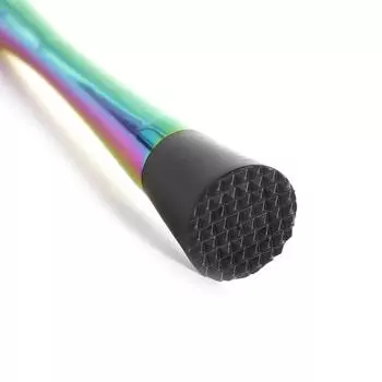 Мадлер для коктейлей 8-дюймовый коктейльный мадлер из нержавеющей стали с рифленой нейлоновой головкой для измельчения фруктов