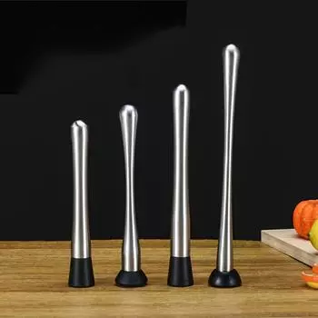 Мадлеры из нержавеющей стали с рифленой головкой из нейлона, профессиональные барные аксессуары — создавайте вкусные напитки на фруктовой основе