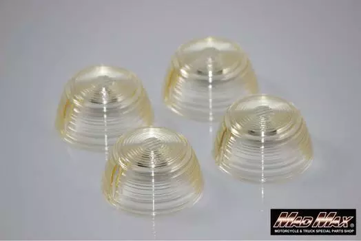 MADMAX Honda Yellowed Turn Signal Set of 4 CB400F/CB750Four Lenses,