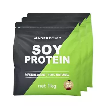 MADPROTEIN Соевый Не Искусственный Сделано в Соевых Бобах Растительный Белок Белок, Подсластители, Япония, (Куромицу Кинако, 3 кг)