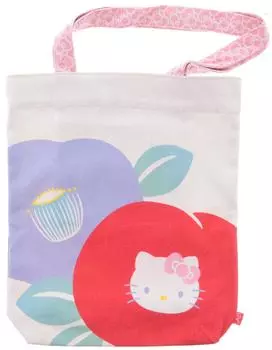 Maeda Sенко Goshiki Hanpudo x Hello Kitty Большая сумка А4 Вертикальный Tsubaki KT KYOTO JAPAN