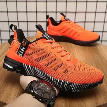MAEDEF Модные мужские кроссовки Легкие кроссовки Летние сетчатые кроссовки Дышащая повседневная обувь Удобные мужские теннисные туфли 40 оранжевый