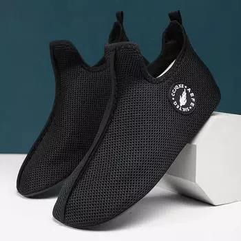 MAEDEF New Sneakers Men s Casual High Top Shoes Outdoors Comfortable Breathable Sports Shoes Non Slip Lightweight Shoes for Men 38-39 чёрный