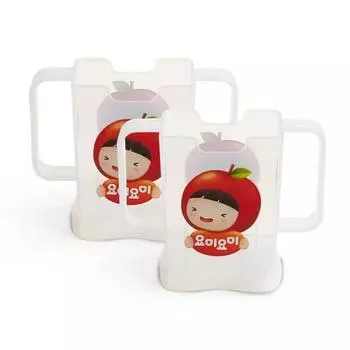 Maeil Dairy Products Yomiyomi подстаканники, набор из 2 шт., разноцветные, 2 шт.