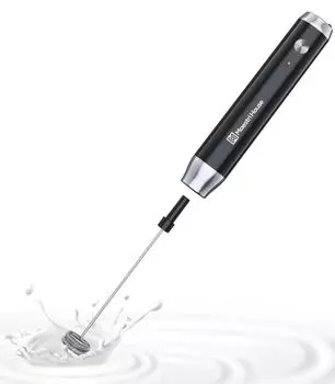 Maestri House Milk Electric Milk перезаряжаемый молочный стержень Milk One Easy включает в себя капучинатор для японского языка инструкция без подставки черный капучинатор,