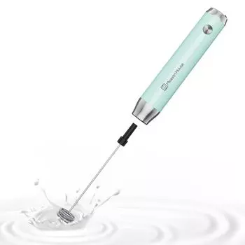 Maestri House Milk Electric Milk перезаряжаемый молочный стержень Milk One 1 легко включает в себя капучинатор для японского языка инструкция без подставки темно-синий капучинатор,