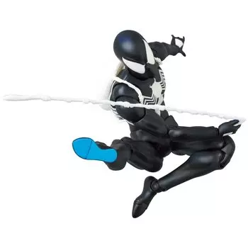 MAFEX BLACK COSTUME Черный костюм КОМИКС Высота 155 мм Окрашенная фигурка № 168 ЧЕЛОВЕК-ПАУК Человек-паук Вер. ок. чёрный