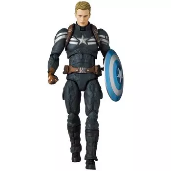 MAFEX CAPTAIN AMERICA Капитан Америка Костюм-невидимка Высота 160 мм Окрашенная фигурка № 202 приблизительно. Немасштабируемый