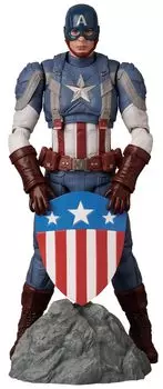 MAFEX CAPTAIN AMERICA Капитан Америка высота 160 мм окрашенная фигурка №220 (Классический костюм) приблизительно. Немасштабируемый