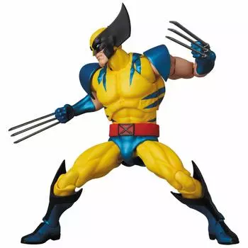 MAFEX Росомаха из комиксов, высота 145 мм, окрашенная фигурка № 096, прибл. жёлтый