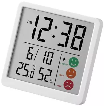 MAG Temperature and Environmental Guide High Clock Can Be Used as a Nikopita Noah Precision Thermometer, Hygrometer, Hygrometer, Digital, Display,