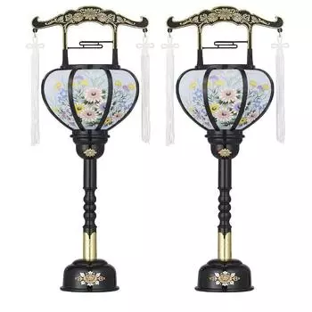 Магазин буддийских алтарей Takita Shoten Бонские фонари Бонские фонари Вращающиеся фонари Рейзен 1 6611 Высота 37 см x Ширина 14 см Стоячие фонари Сертификат