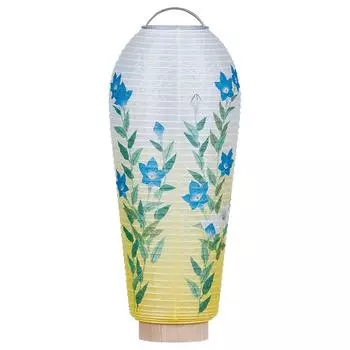 Магазин буддийских алтарей Takita Shoten Мини Бон Фонарь Бон Фонарь Колокольчик Кодама 25 см х Диаметр огненного мешка Стоячий фонарь Сертификат в комплекте