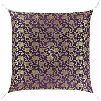 Магазин буддийского алтаря Takita Shoten Gozen Zabuton Arabesque Kintsu Purple Memorial Service Буддийский алтарь Буддийская церемония Храм Обон Использование золотой парчи фиолетовый