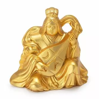 Магазин буддийского алтаря Takita Shoten Статуя Будды Good Good Seven Lucky Benzaiten x Width от Hideun в good good отгоняющий зло, выпущенный Takita золотой