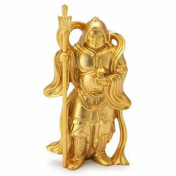 Магазин буддийского алтаря Такита Сётэн Статуя Будды Хорошая Семь Удачливых Бишамонтэн x Ширина от Хидеуна Процветающий хороший хороший отпугивающий зло выданный золотой