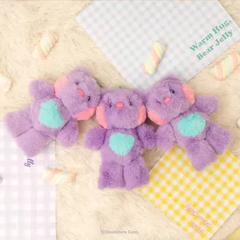 [Магазин Cookie Run] Брелок для ключей Bear Jelly Cotton Plush_Rainbow Bear