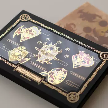 [Магазин Cookie Run] Коллекция значков Dragon 1set