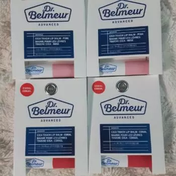 Магазин для лица доктор. Belmeur Advanced Cica Touch Lip Balm 5.5g Pink Coral Red Dr. Belmeur Lip Face Shop Бальзам для губ Cica, 1 шт.