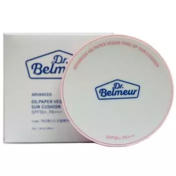 Магазин для лица доктор. Belmeur Advanced Oil Paper Vegan Tone-Up Sun Cushion SPF50+ PA+++, 13 г