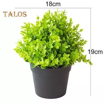 Магазин Elens, 1 шт., искусственная трава, зелень, бонсай в горшке, домашний офис, садовая мебель, декор