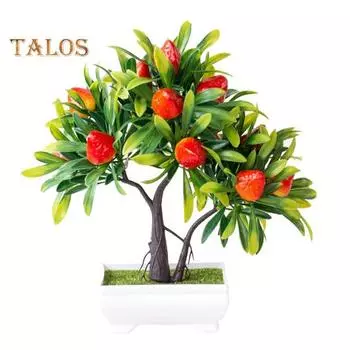 Магазин Elens, 1 шт., искусственные фрукты, клубничное дерево, бонсай, домашний офис, сад, стол, декор для вечеринки