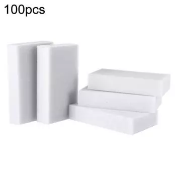 Магазин H&K, 100 шт., меламиновая чистящая губка для кухни, ванной, ластик, пенопластовые подушечки, инструмент