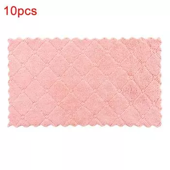 Магазин H&K, 10 шт., впитывающая ткань из микрофибры, кухонная ткань для мытья посуды, тряпки для чистки посуды