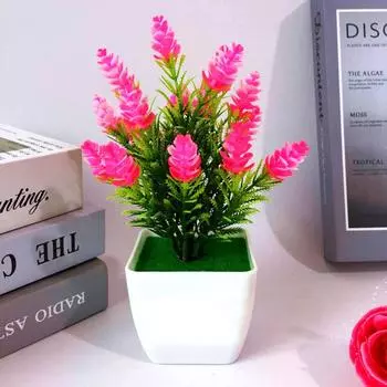 Магазин H&K, 1 шт., искусственная сосновая шишка, миниаскейп, свадебная вечеринка, домашний стол, декор бонсай One Size красный