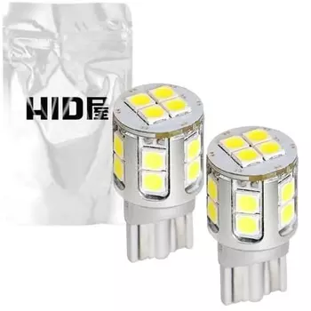 Магазин HID T10 1930lx (Люкс) Светодиодный габаритный фонарь, задний фонарь, подсветка номера, лампа под дверью, взрывной свет багажника, белый цвет 6500 К, комплект из 2 шт.