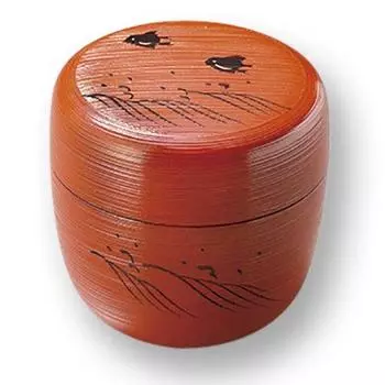 Магазин лаковых изделий Nomura Echizen Wave Medium Washed 915404 лак, Хакеме, ржанка, Нацумэ, коричневый