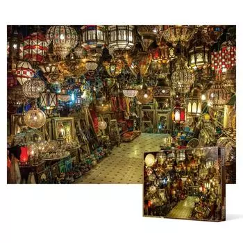 Магазин ламп в Марокко - пазл из 1000 деталей, популярная корейская головоломка