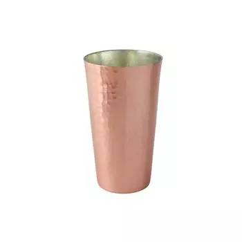 Магазин медных изделий Asakusa Copper Silver. Стакан из чистой меди, 400 куб. см. Стакан из меди, изготовленный мастером с 40-летним опытом работы.. Хосино, опыт.