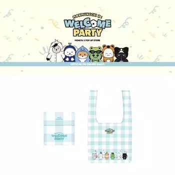 Магазин MONSTA X POP-UP MONMUNGCHI X Welcome Party Карманная многоразовая сумка