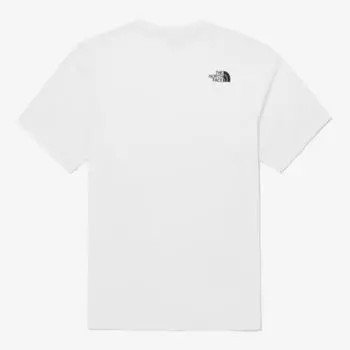 Магазин North Face Оригинальная футболка North Face из хлопка с коротким рукавом и круглым вырезом 1798028 100(L)