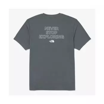 Магазин North Face Оригинальная футболка North Face The North Face Nt7uq07f Rivercurry Graphic с коротким рукавом и круглым вырезом 1796521 CHARCOAL GREY/95