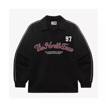 Магазин North Face Подлинная футболка North Face The North Face Nt7tr04j White Label Tnf Crew Collar с длинным рукавом, черная 17966 BLACK/90