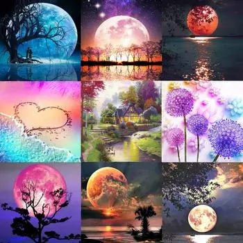 Магазин Panta 5d Diy Алмазная вышивка Ремесла Мозаика Пляжный Пейзаж Искусство Мебель Узор Украшения Дома Ремесла Full Round 20x20CM