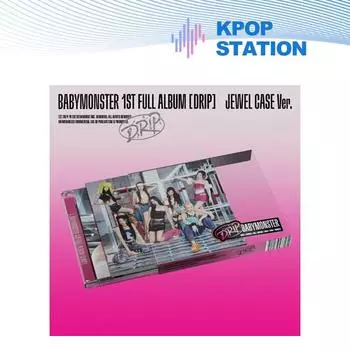 (+магазин подарков) BABYMONSTER - 1-й ПОЛНЫЙ АЛЬБОМ [DRIP] JEWEL CASE Ver.