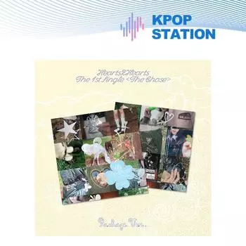 (+магазин подарков) Hearts2Hearts - 1-й сингл [The Chase] (Пакет Вер.)