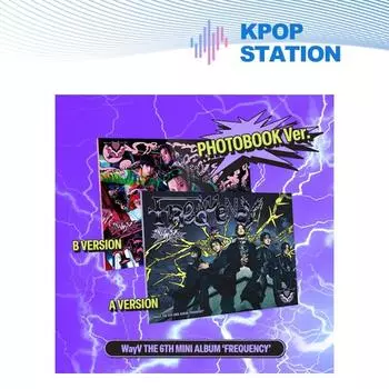 (+магазин подарков) WAYV - 6-Й МИНИ-АЛЬБОМ [ЧАСТОТА] (Фотокнига Вер.) [Случайная версия] RANDOM