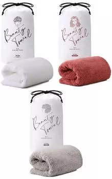 магазин ReFa ПОЛОТЕНЦЕ ДЛЯ СУШКИ ВОЛОС x 800 мм полотенце для сушки волос [только официальный] (400мм набор из 3-х предметов) Подарок, свадьба, подарок на середину года, впитывающий воду, быстросохнущий