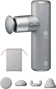 Магазин SIXPAD Power Gun Pocket Limited Set Fascia Release Gun Handy Gun Handy Massager Lightweight Mini [Официальный эксклюзив] (Серебряный)