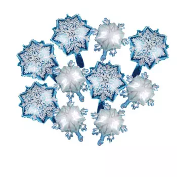 [Магазин воздушных шаров] Снежинка Алюминиевый воздушный шар Воздушный шар Снежная гора Зима Прохладный бритый лед Лето Имитация украшения магазина Дети Взрослые Снежинка (S